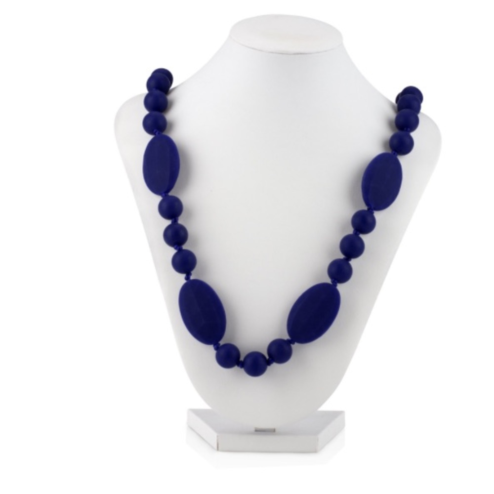 Cider Teething Trends Silicone Navy Teething Necklace